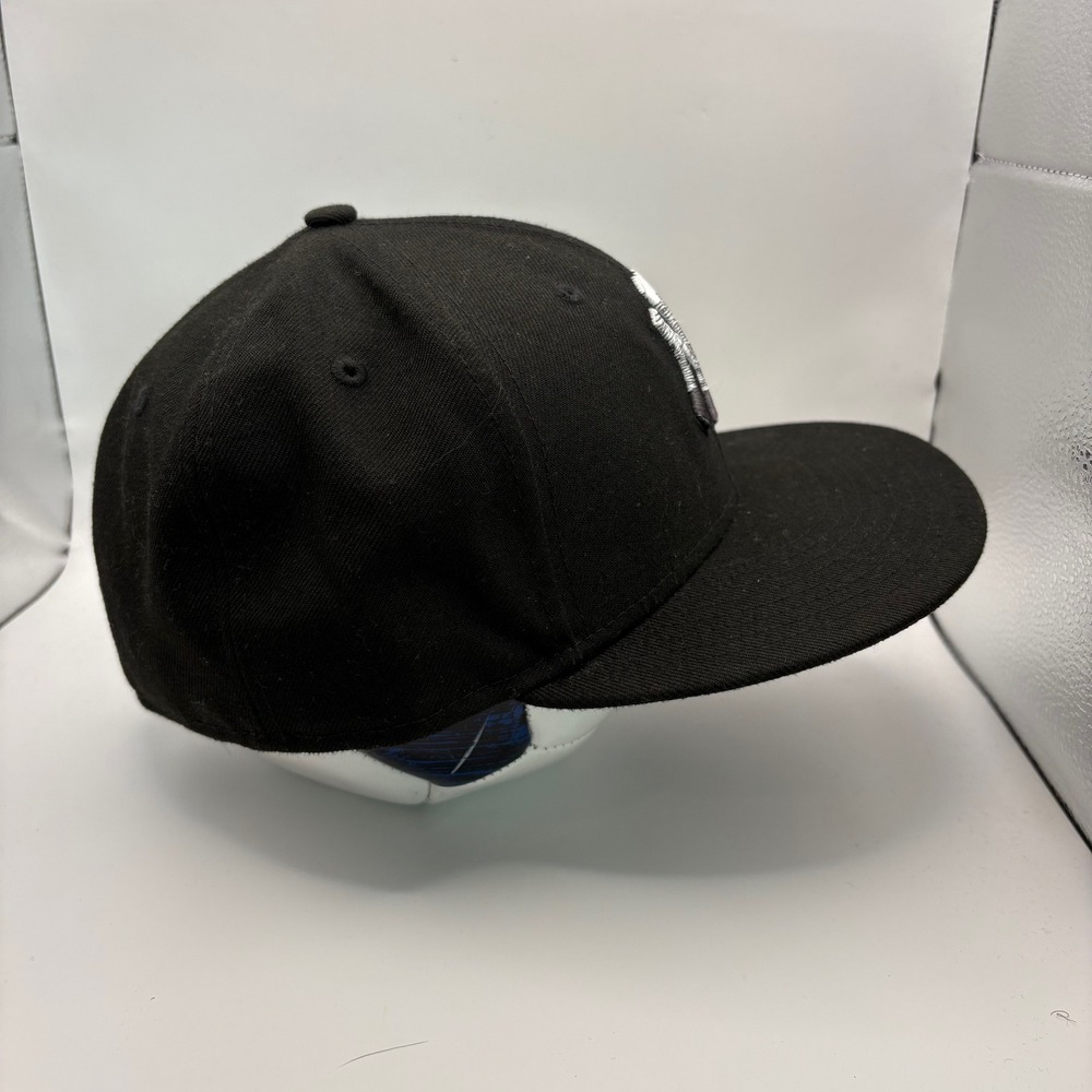Vintage Style New Era New York Yankees MLB Fitted Hat Black 59FIFTY Size 7 1/4 - Picture 2 of 6